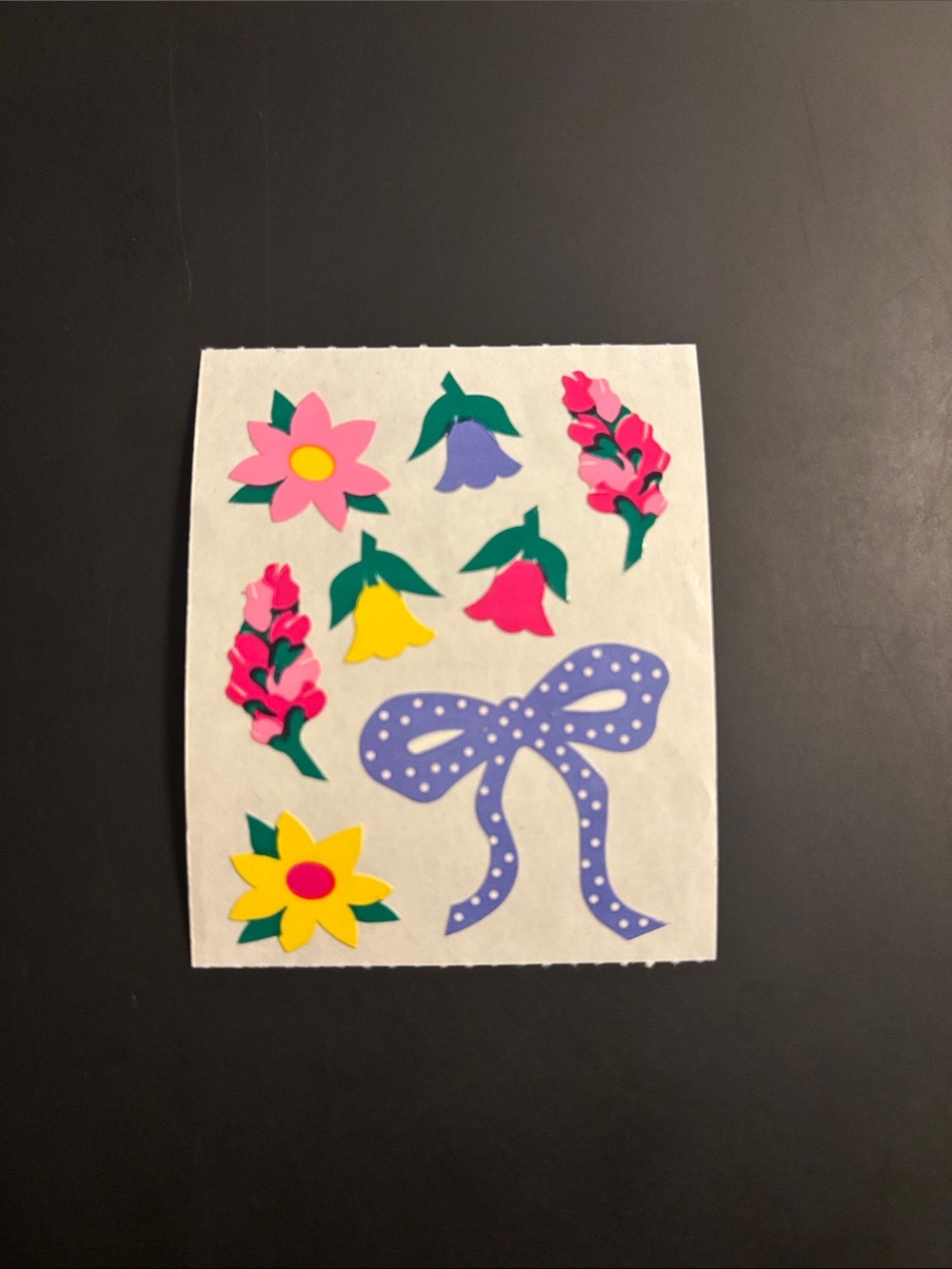 Creative Memories Flowers & Bow Sticker Mod- Vintage 90's